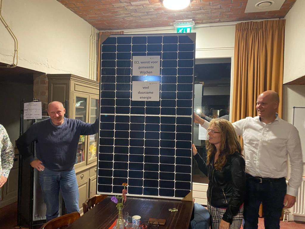 Een bijeenkomst van Energiecoöperatie ECL